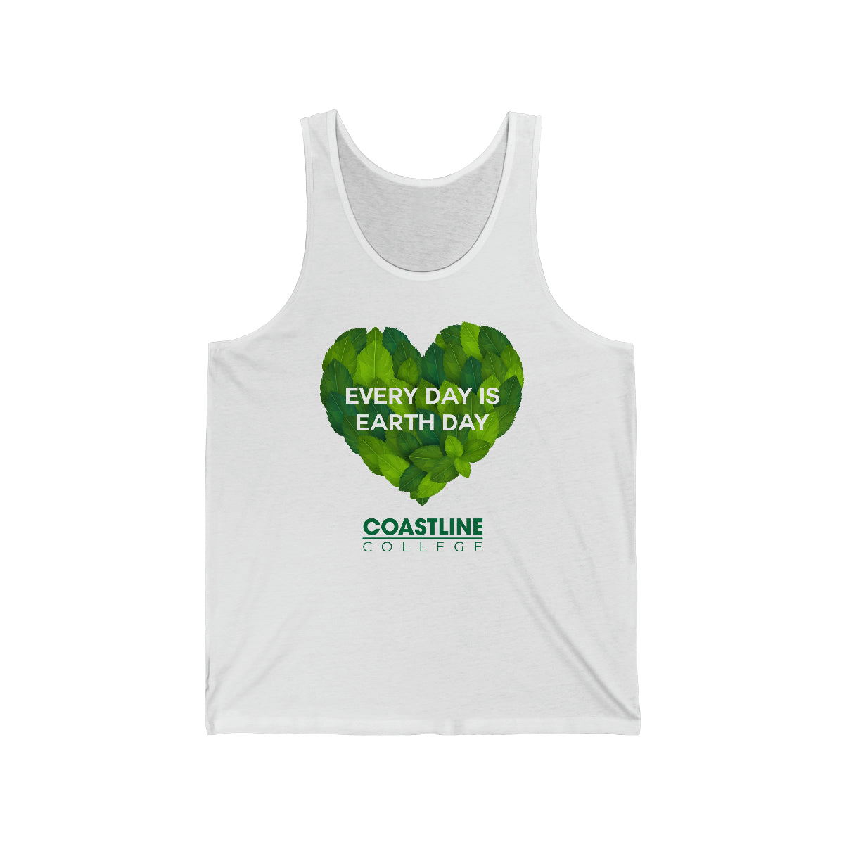 Coastline "Every Day is Earth Day" Unisex Jersey Tank