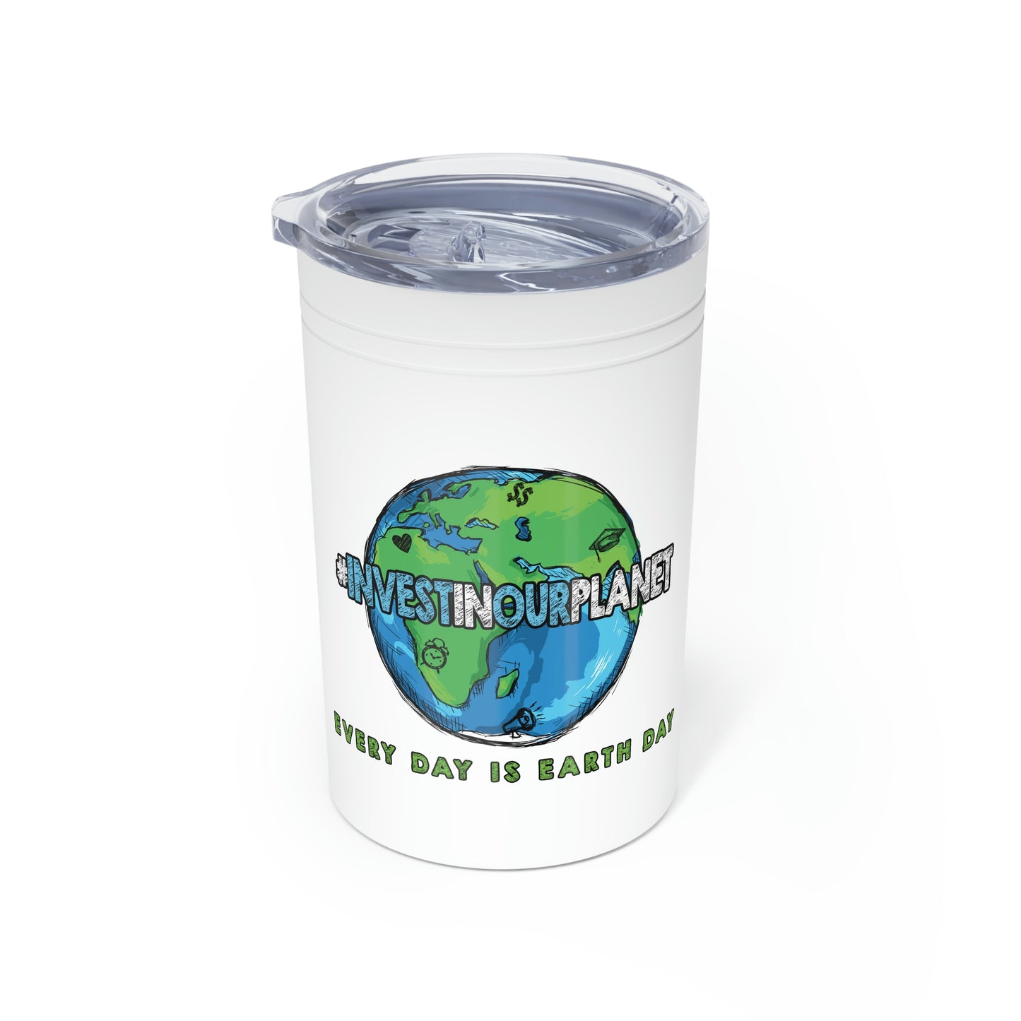 Coastline "Invest In Our Planet" Vacuum Insulated Tumbler, 11oz