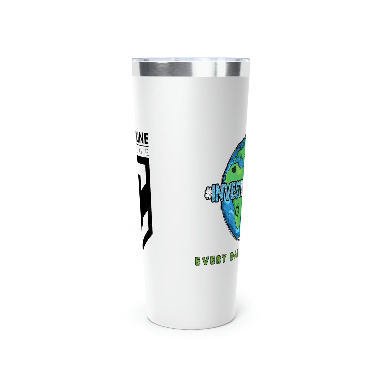 Coastline "Invest In Our Planet" Copper Vacuum Insulated Tumbler, 22oz
