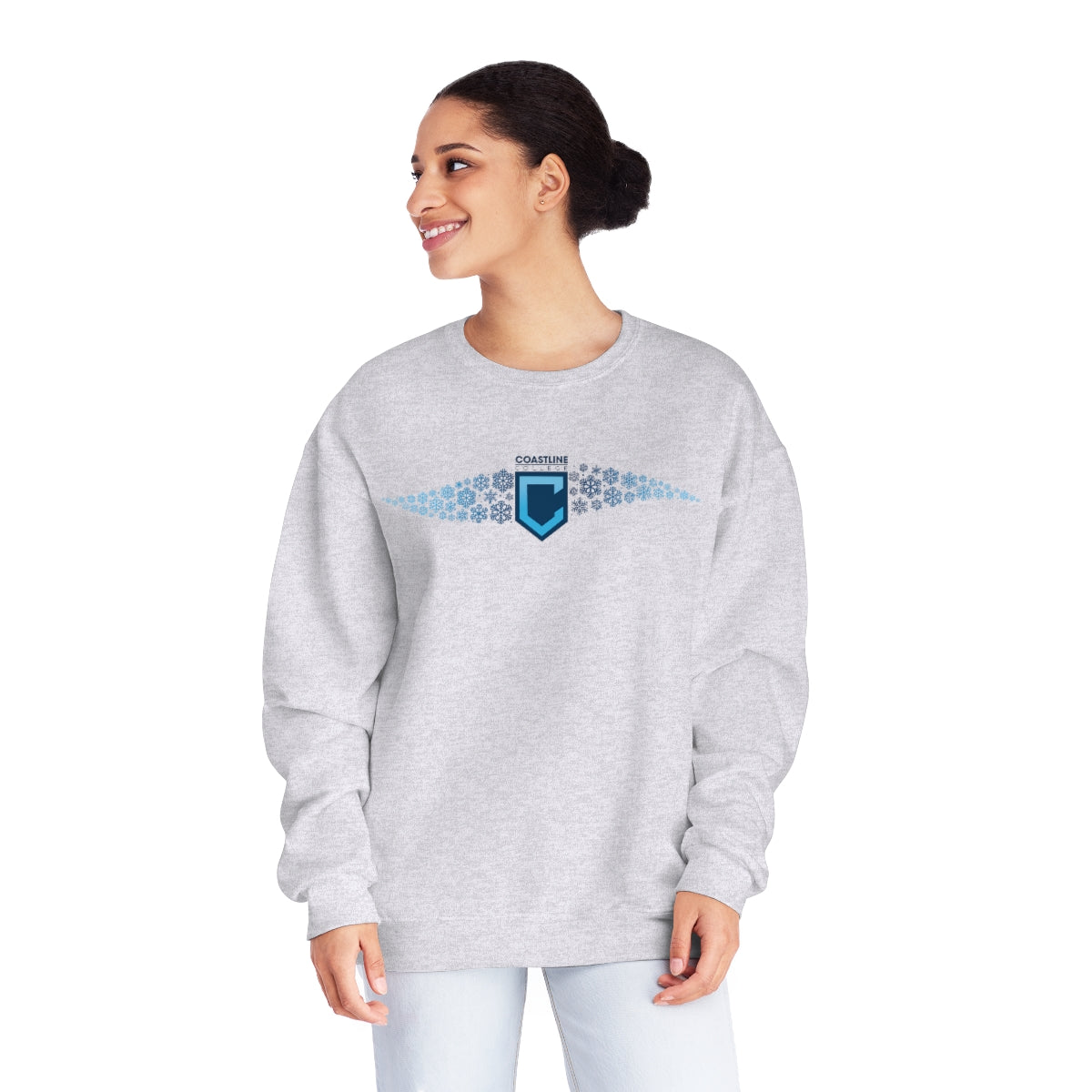 Coastline Winter Wave Unisex NuBlend® Crewneck Sweatshirt