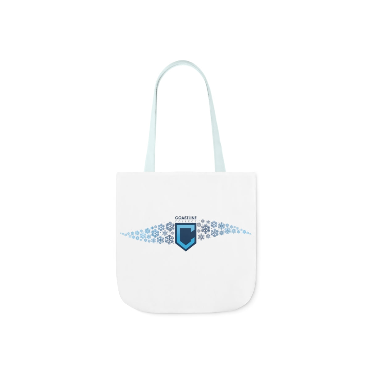 Coastline Winter Wave Polyester Canvas Tote Bag