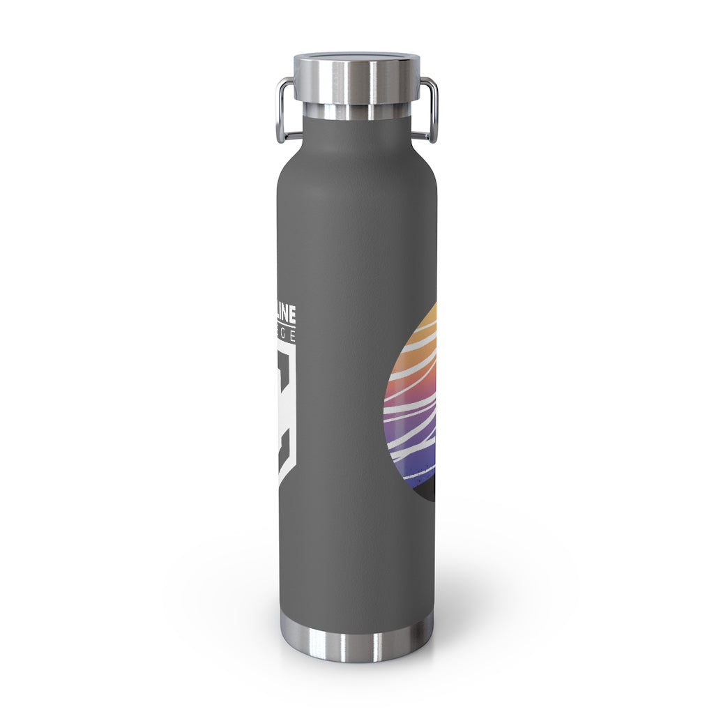 Coastline Summertime Sunset Copper Vacuum Insulated Bottle, 22oz
