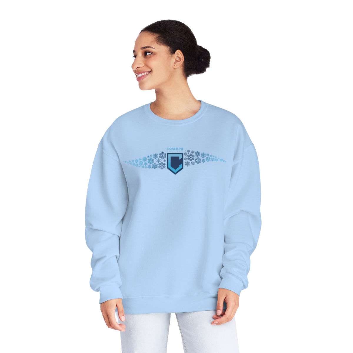 Coastline Winter Wave Unisex NuBlend® Crewneck Sweatshirt