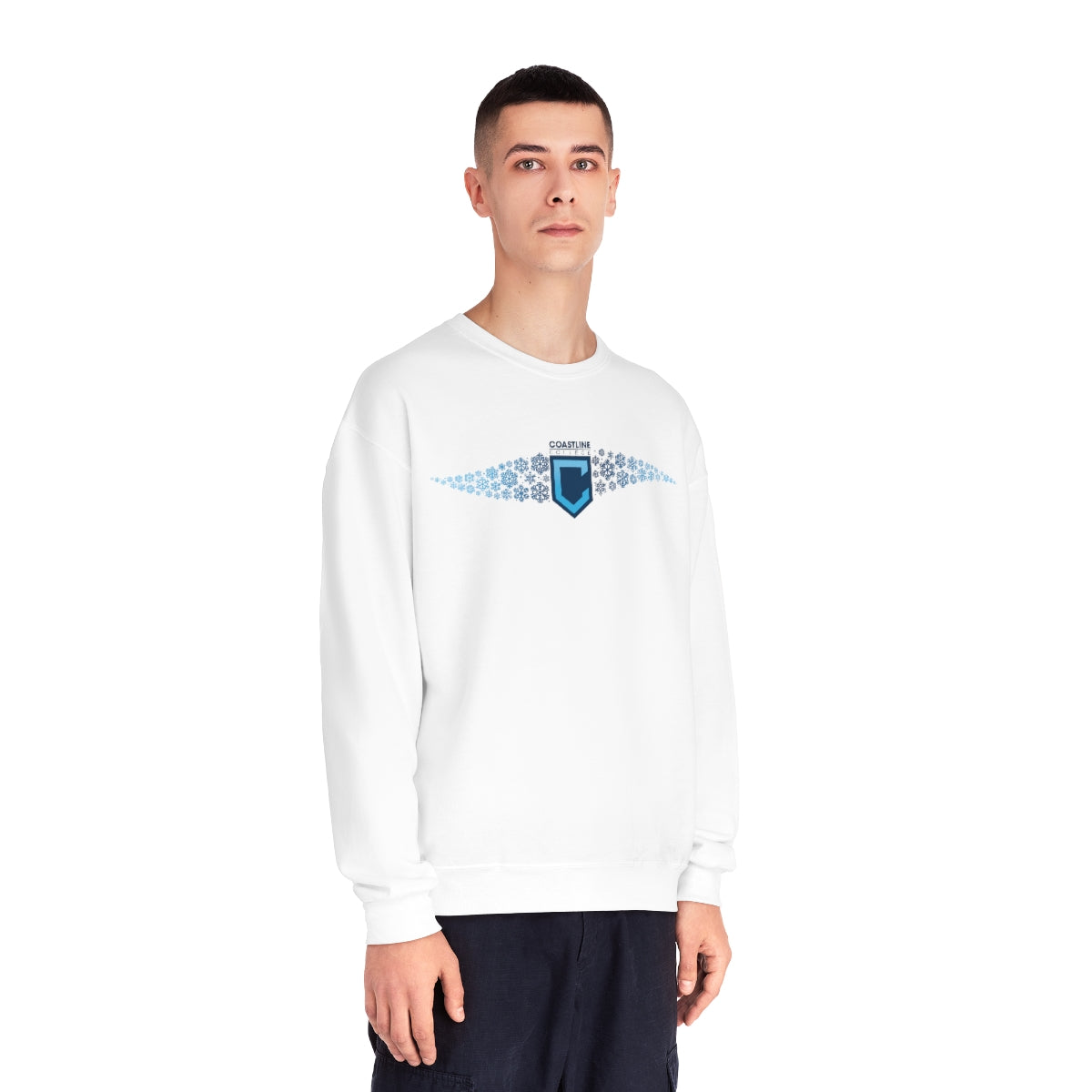Coastline Winter Wave Unisex NuBlend® Crewneck Sweatshirt