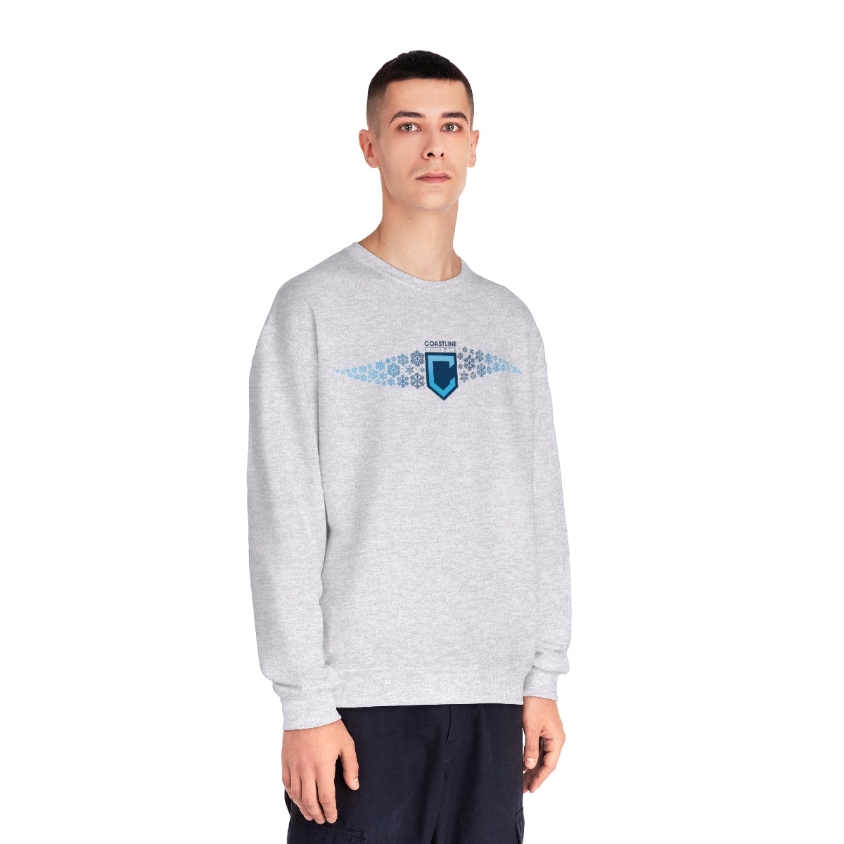 Coastline Winter Wave Unisex NuBlend® Crewneck Sweatshirt