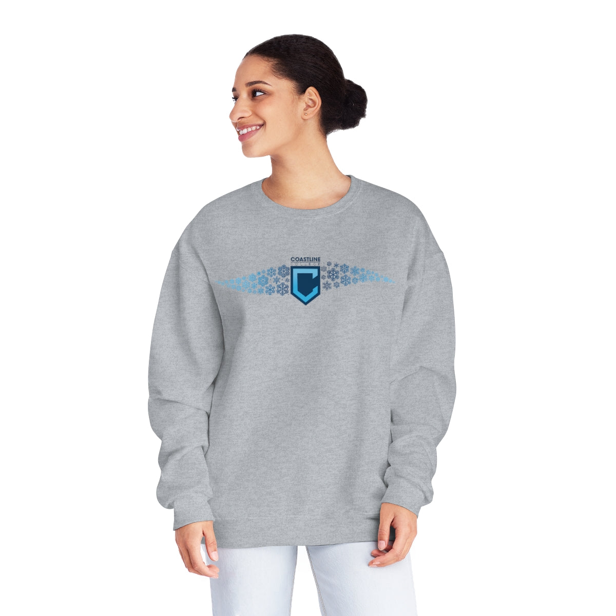 Coastline Winter Wave Unisex NuBlend® Crewneck Sweatshirt