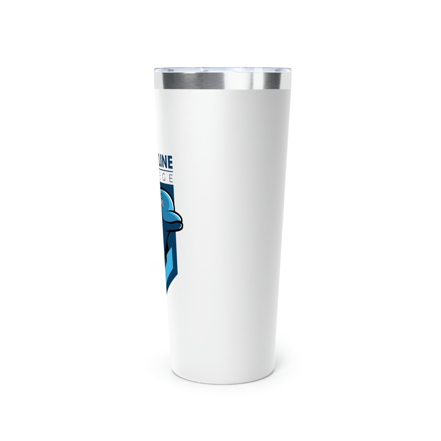 Fin Collection Copper Vacuum Insulated Tumbler, 22oz