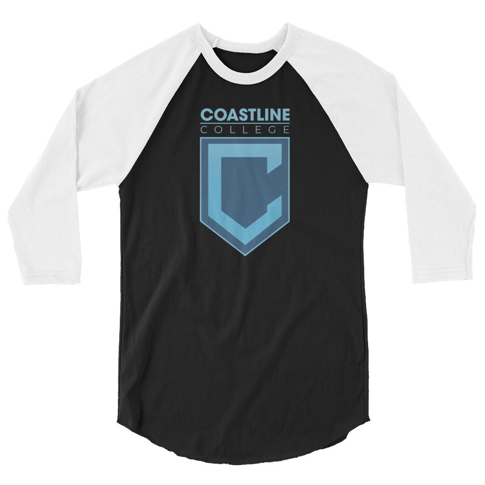 Shield Logo 3/4 Sleeve Raglan Shirt - Dark Colors