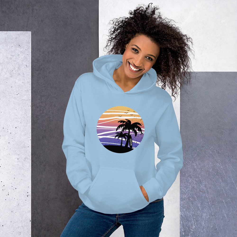 Coastline Summertime Sunset Unisex Hoodie (Light Colors)