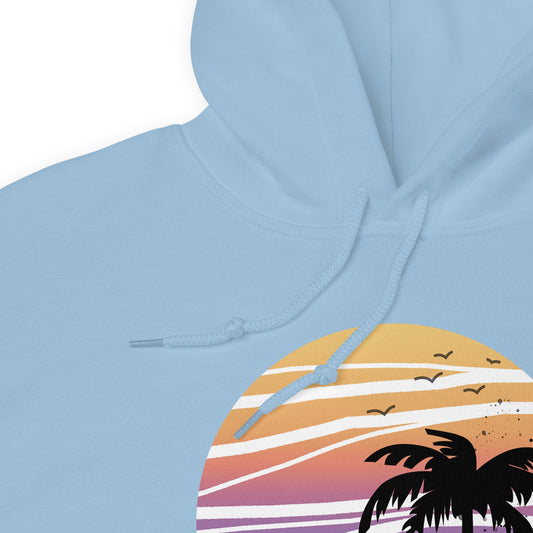 Coastline Summertime Sunset Unisex Hoodie (Light Colors)