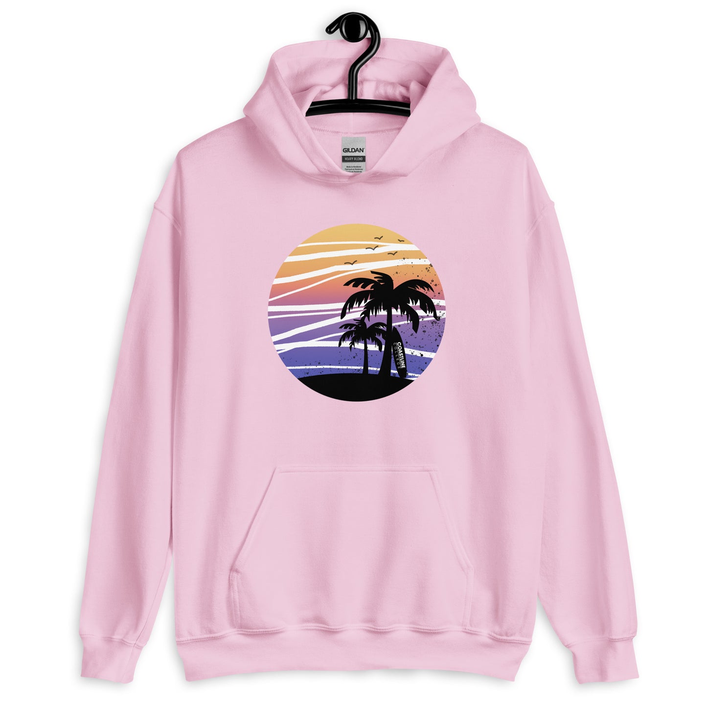 Coastline Summertime Sunset Unisex Hoodie (Light Colors)