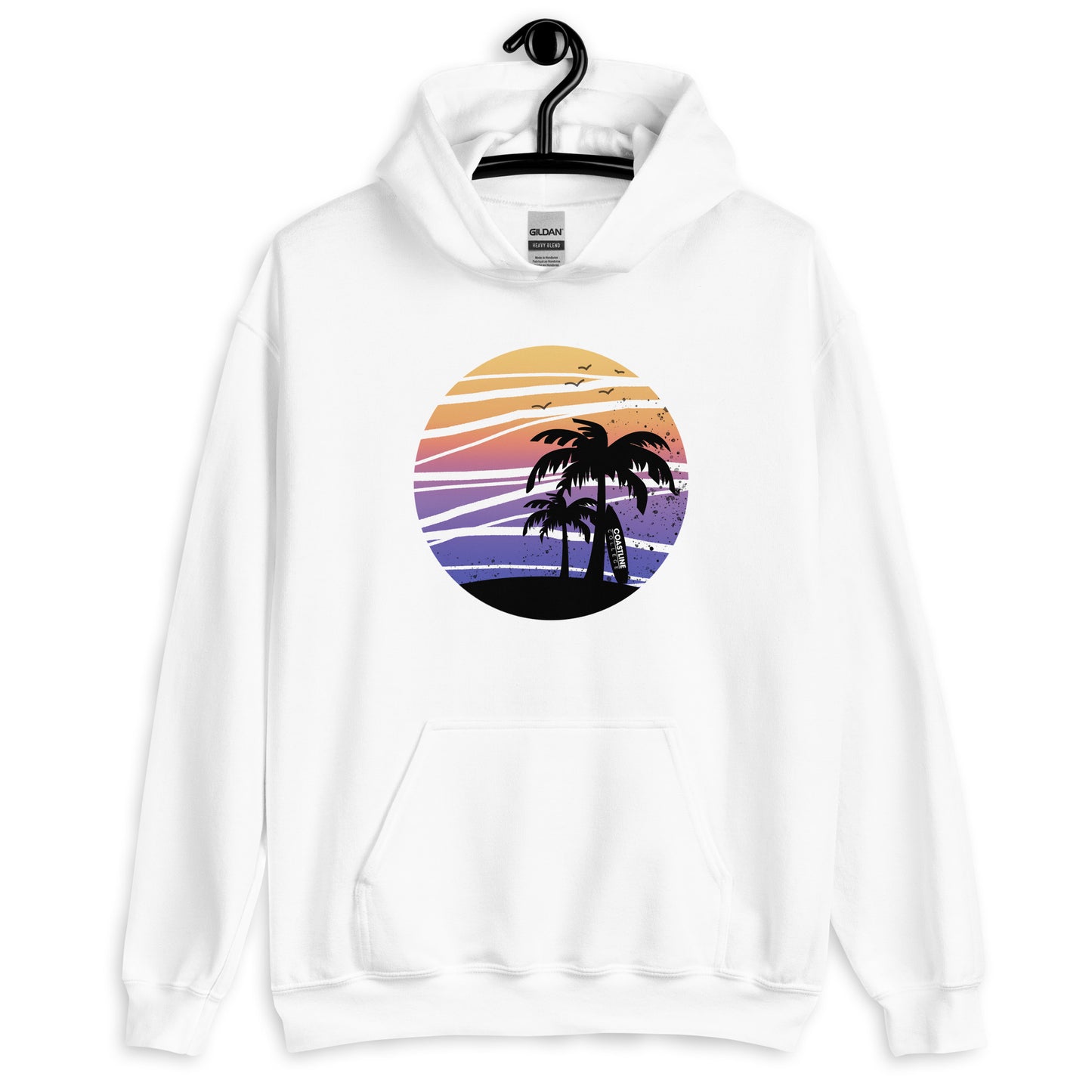Coastline Summertime Sunset Unisex Hoodie (Light Colors)