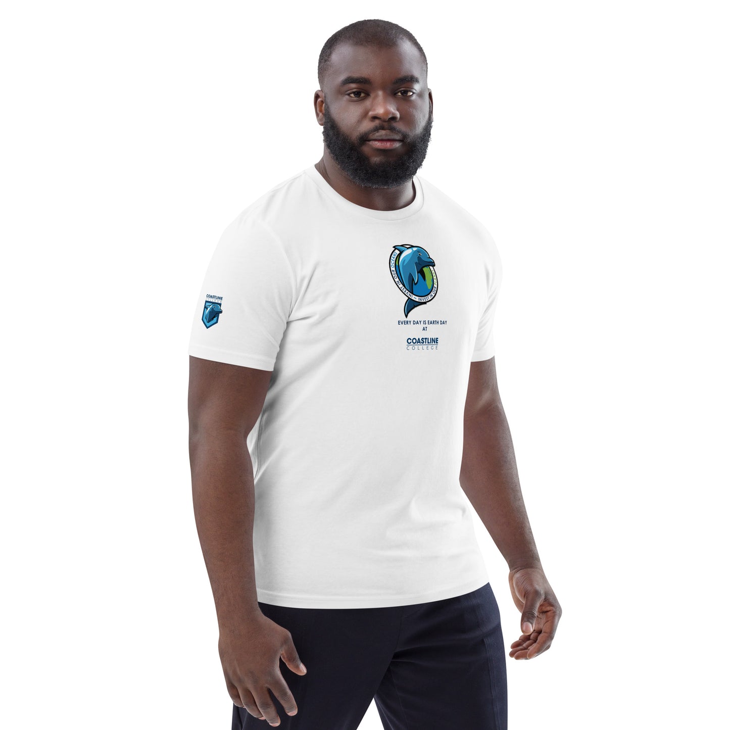 Fin Invest In Our Oceans Unisex Organic Cotton T-Shirt - White