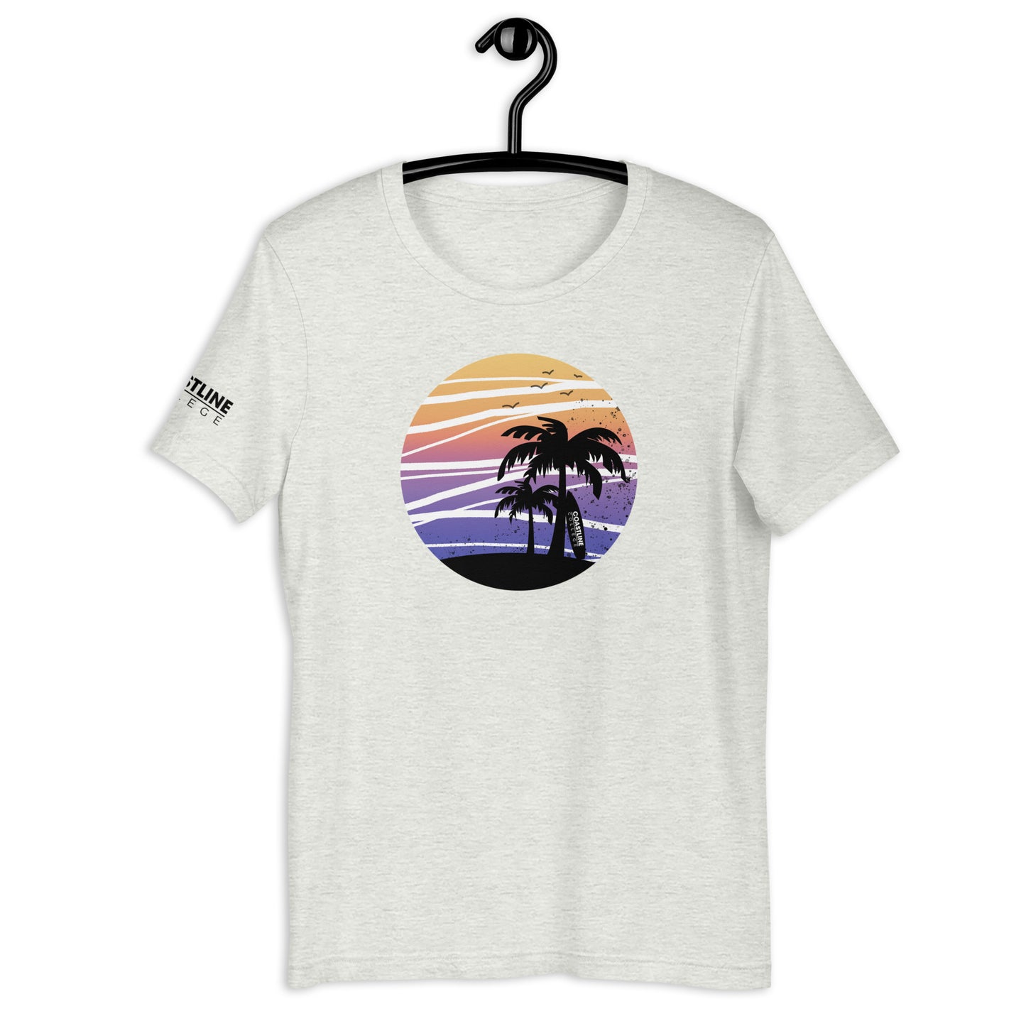 Coastline Summertime Sunset Unisex T-Shirt (Light Colors)