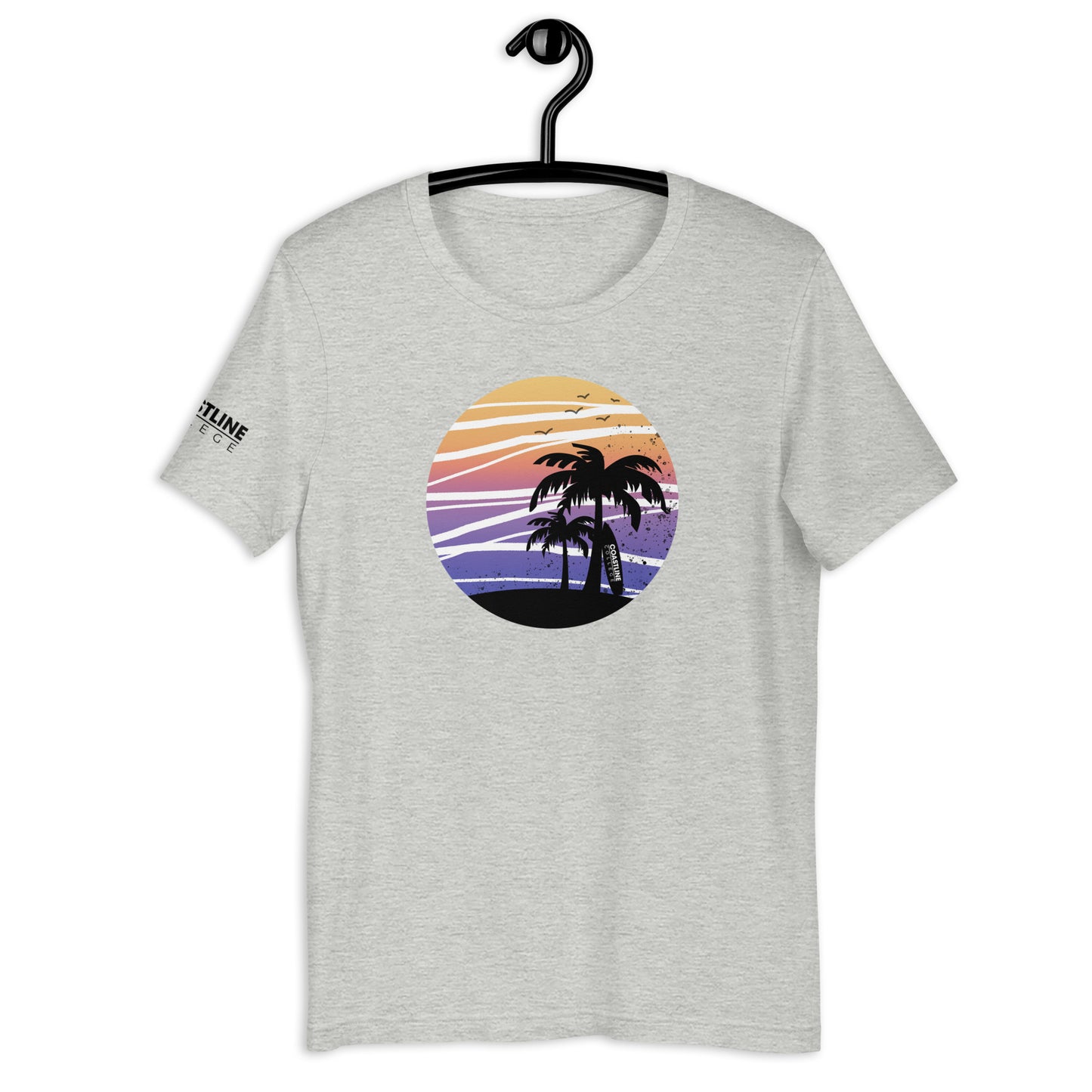 Coastline Summertime Sunset Unisex T-Shirt (Light Colors)