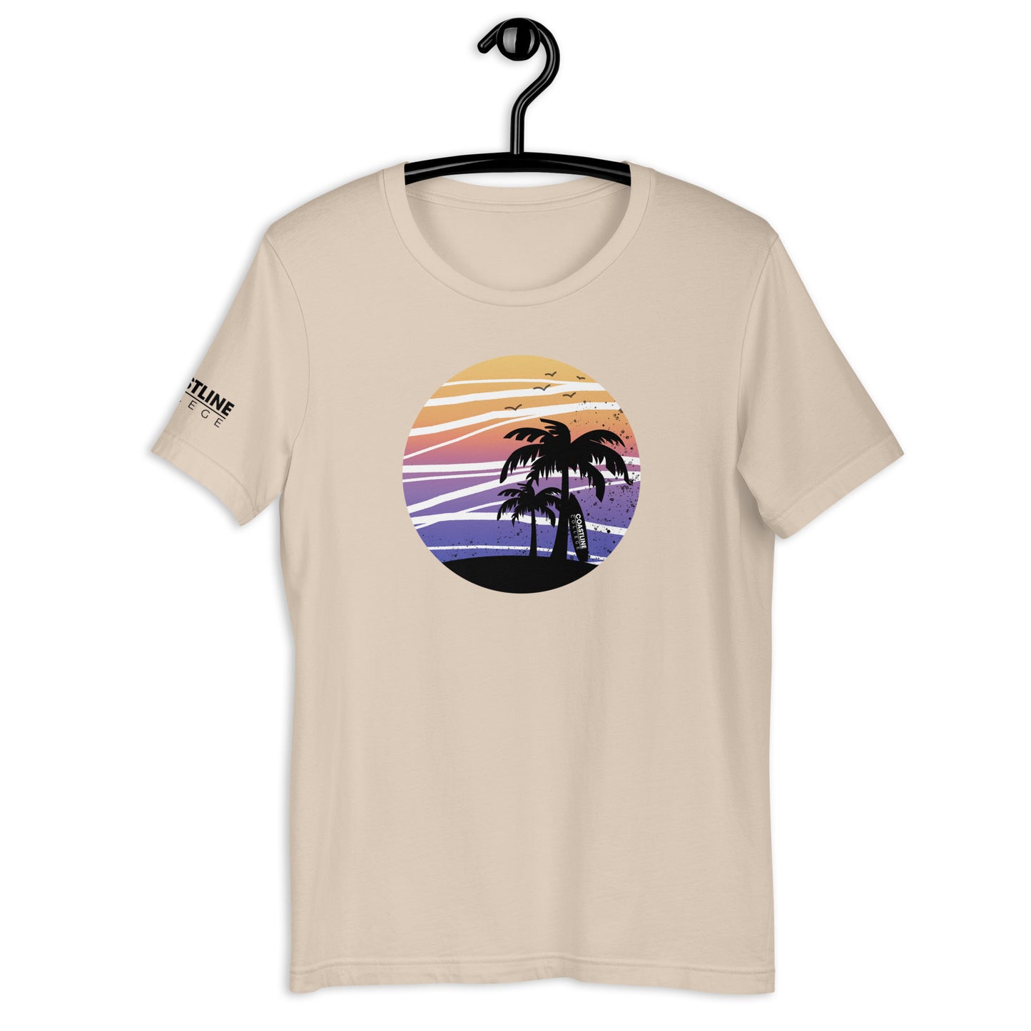 Coastline Summertime Sunset Unisex T-Shirt (Light Colors)