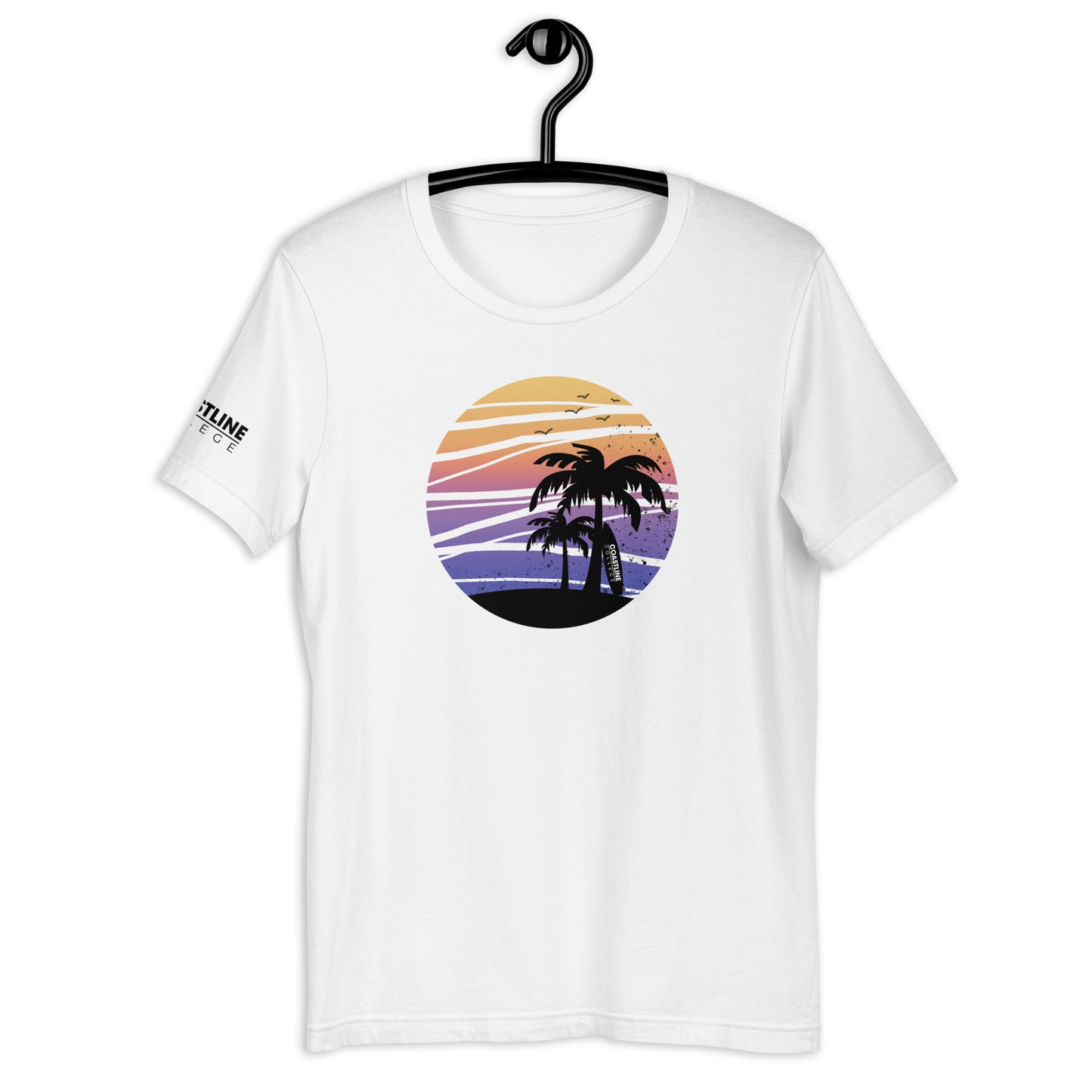 Coastline Summertime Sunset Unisex T-Shirt (Light Colors)