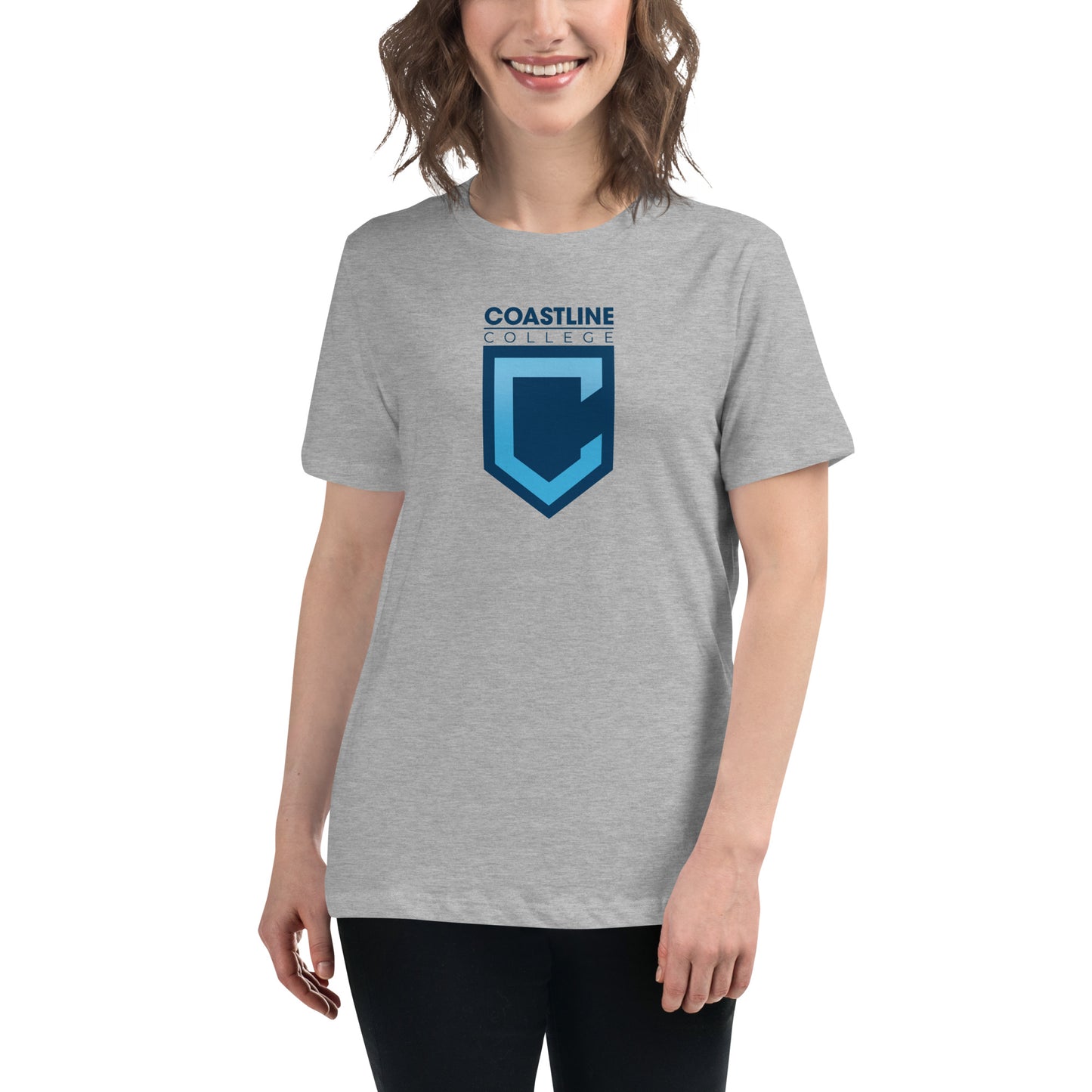 Shield Logo Women's Relaxed T-Shirt - Light Colors