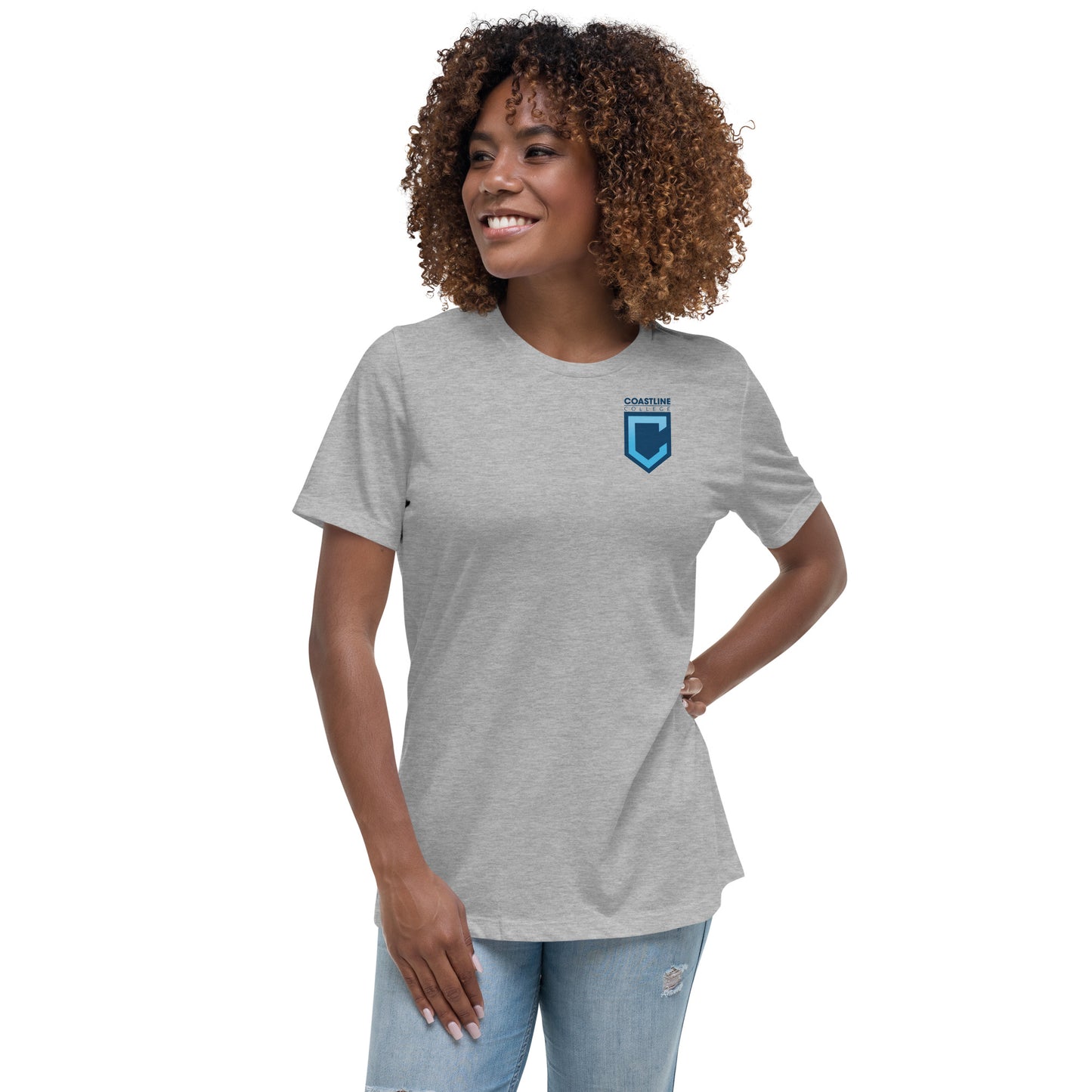 Shield Logo (Small) Women's Relaxed T-Shirt - Light Colors