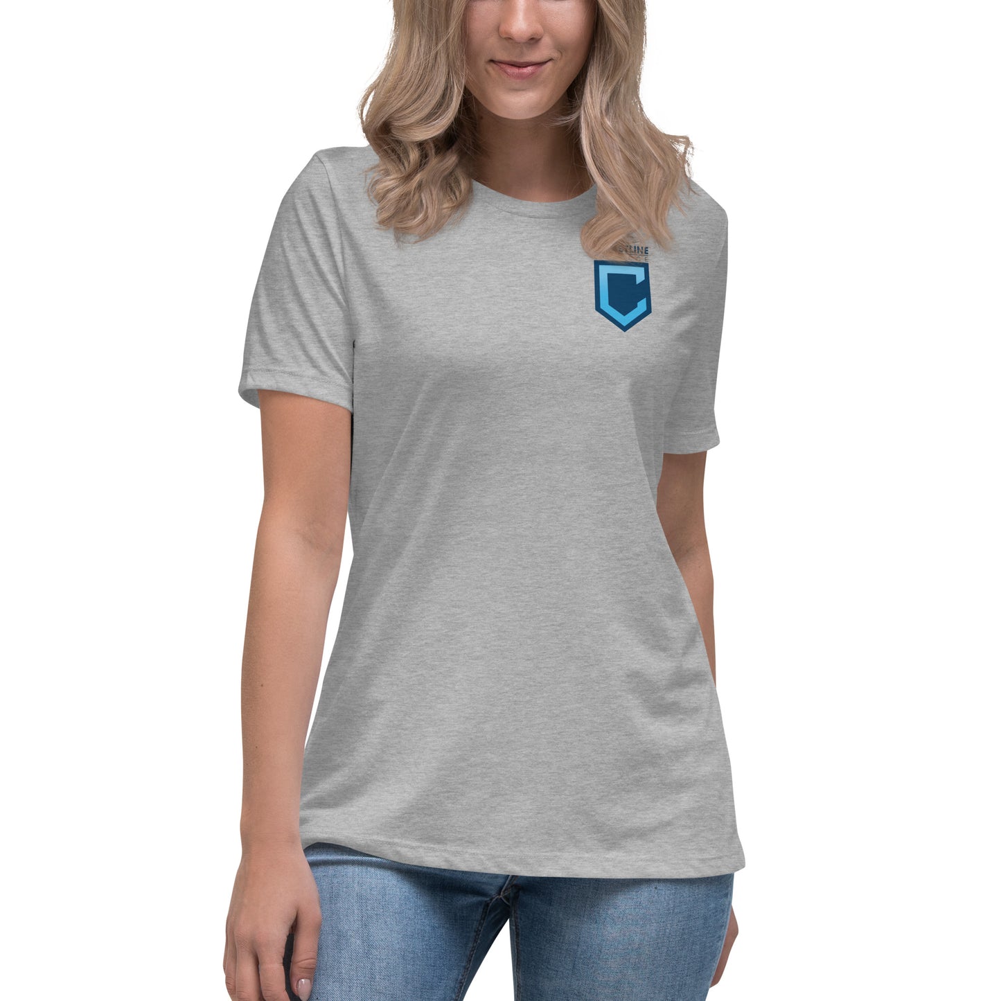 Shield Logo (Small) Women's Relaxed T-Shirt - Light Colors