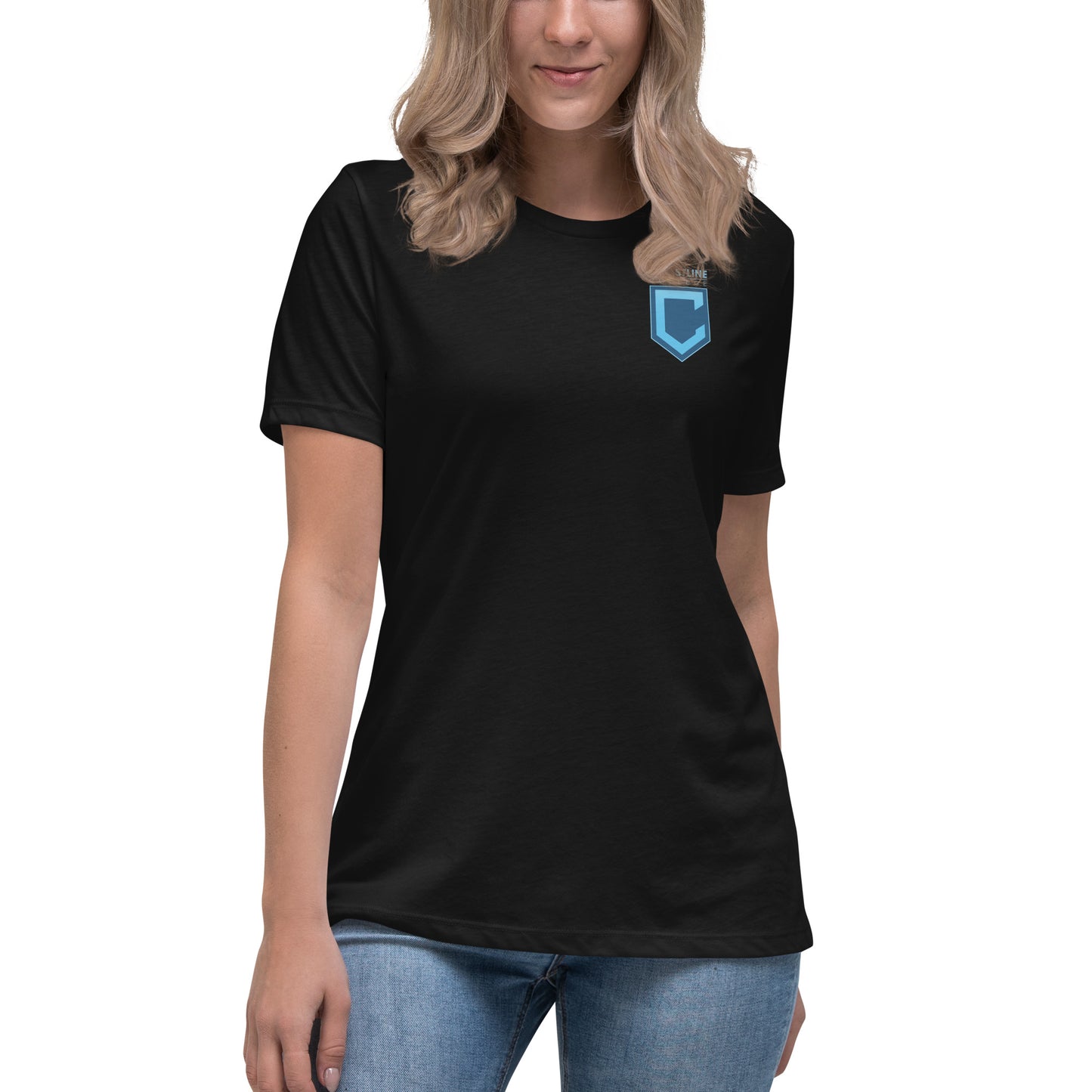 Shield Logo (Small) Women's Relaxed T-Shirt - Dark Colors