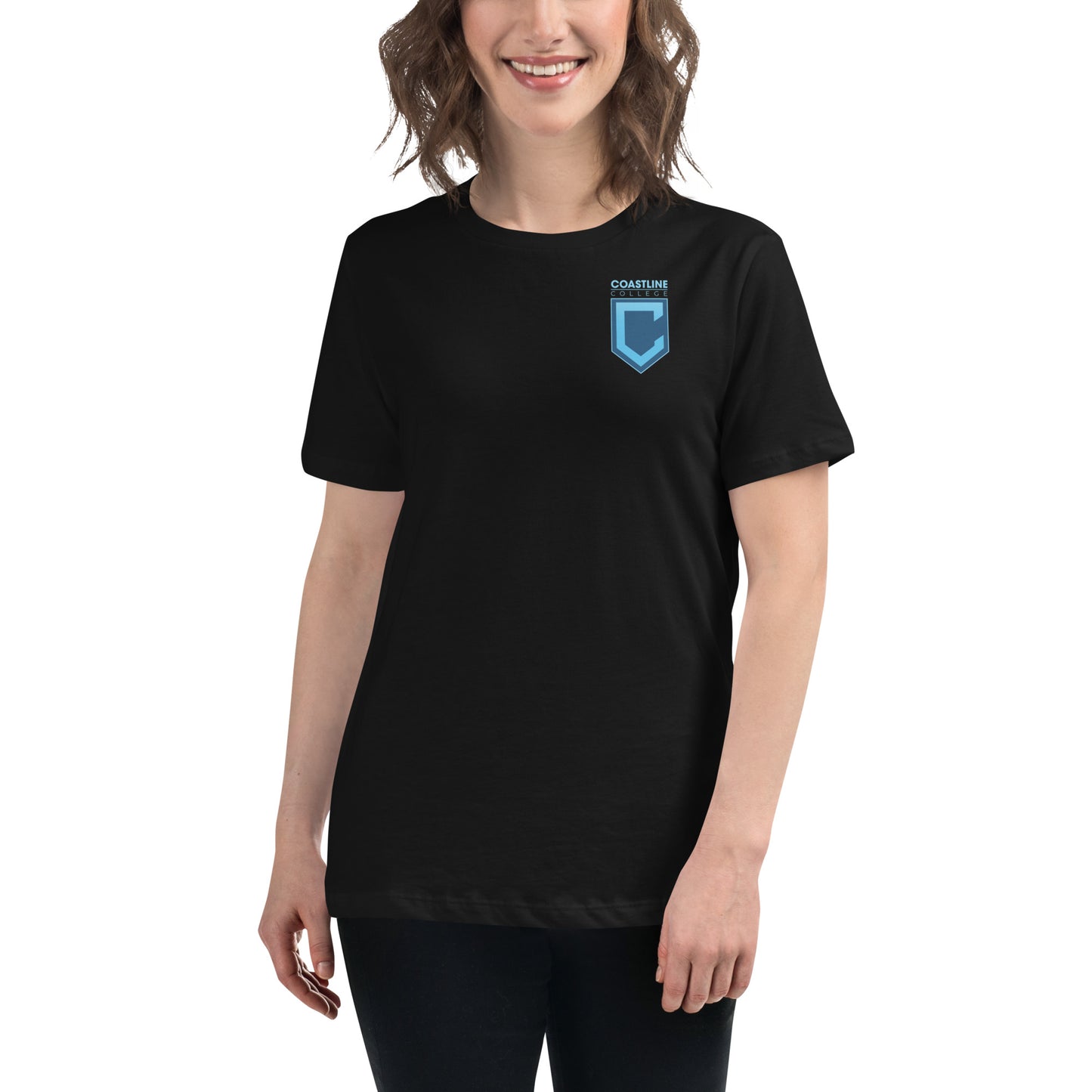 Shield Logo (Small) Women's Relaxed T-Shirt - Dark Colors
