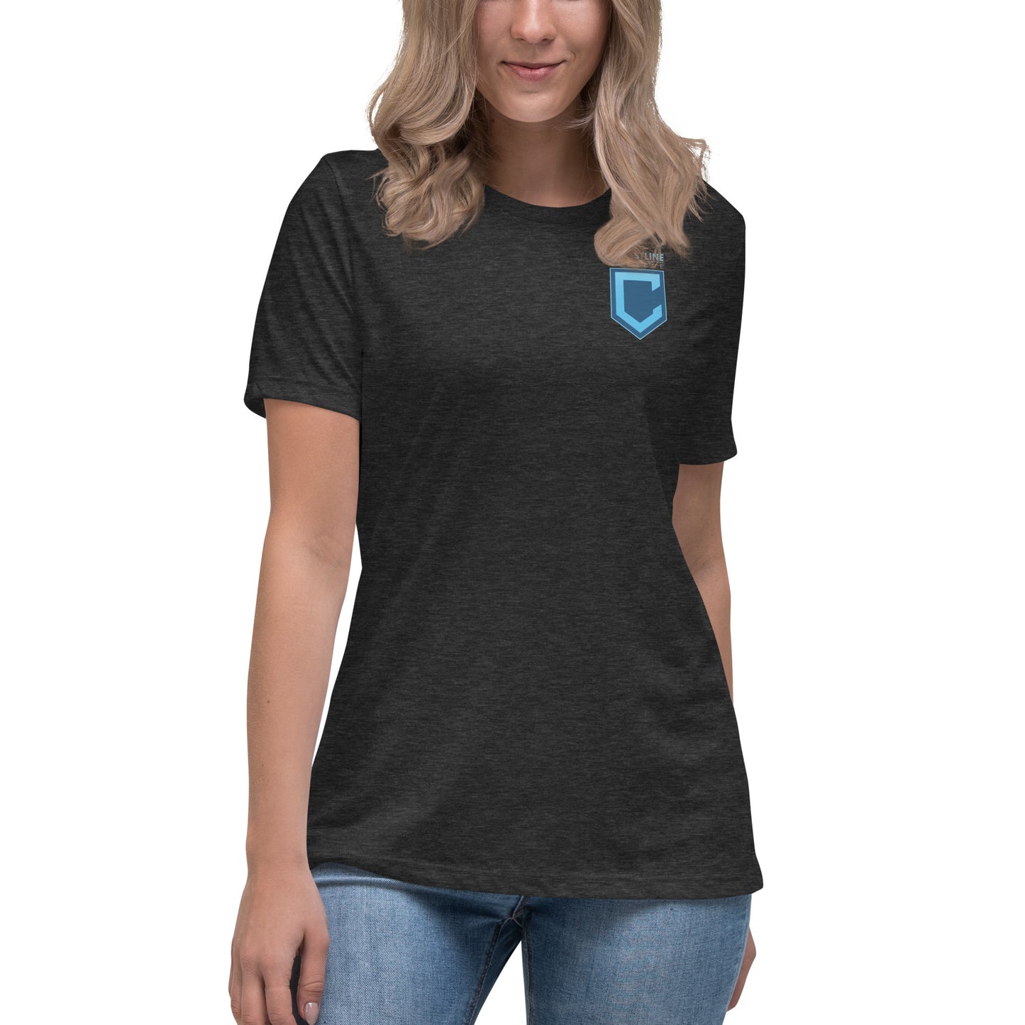 Shield Logo (Small) Women's Relaxed T-Shirt - Dark Colors