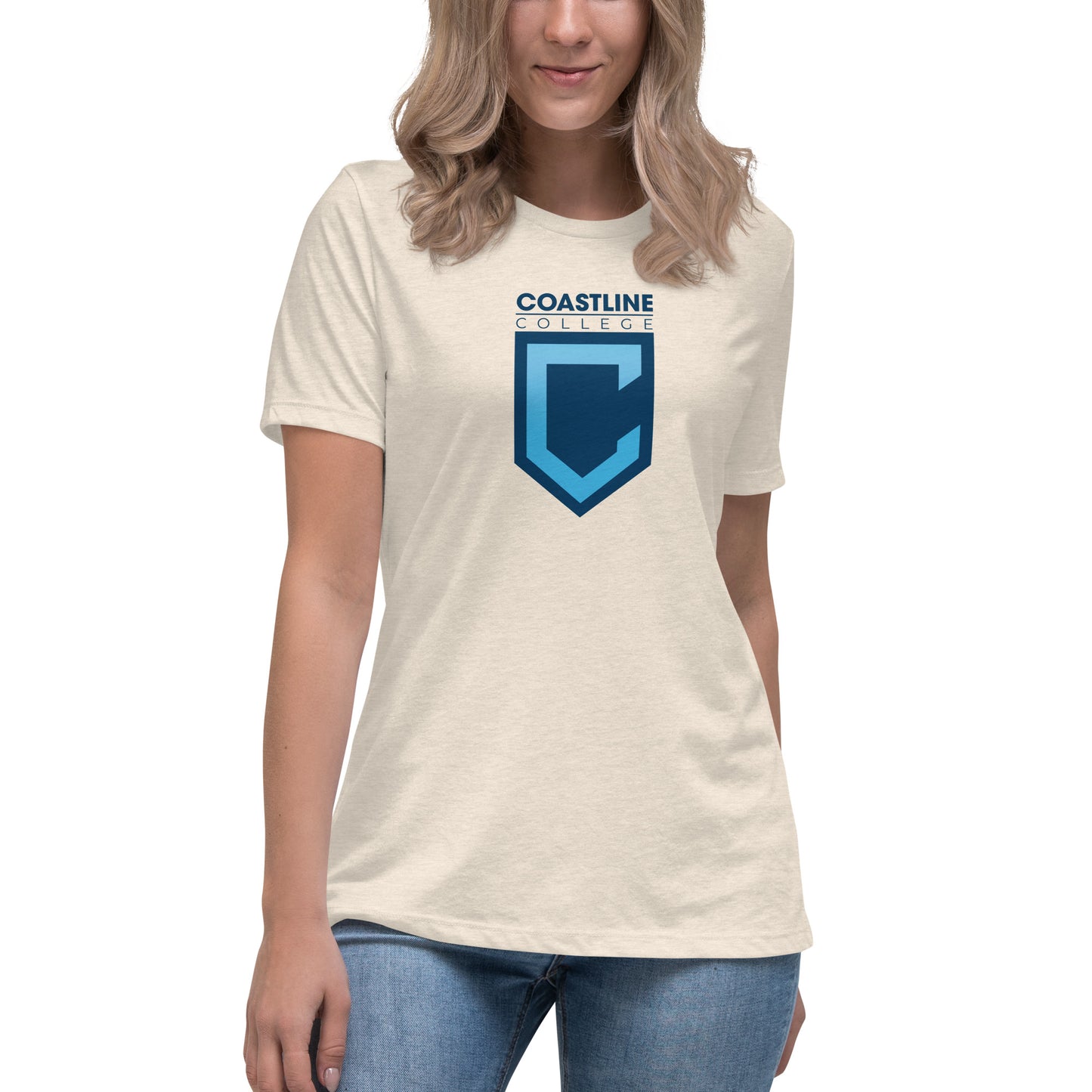 Shield Logo Women's Relaxed T-Shirt - Light Colors