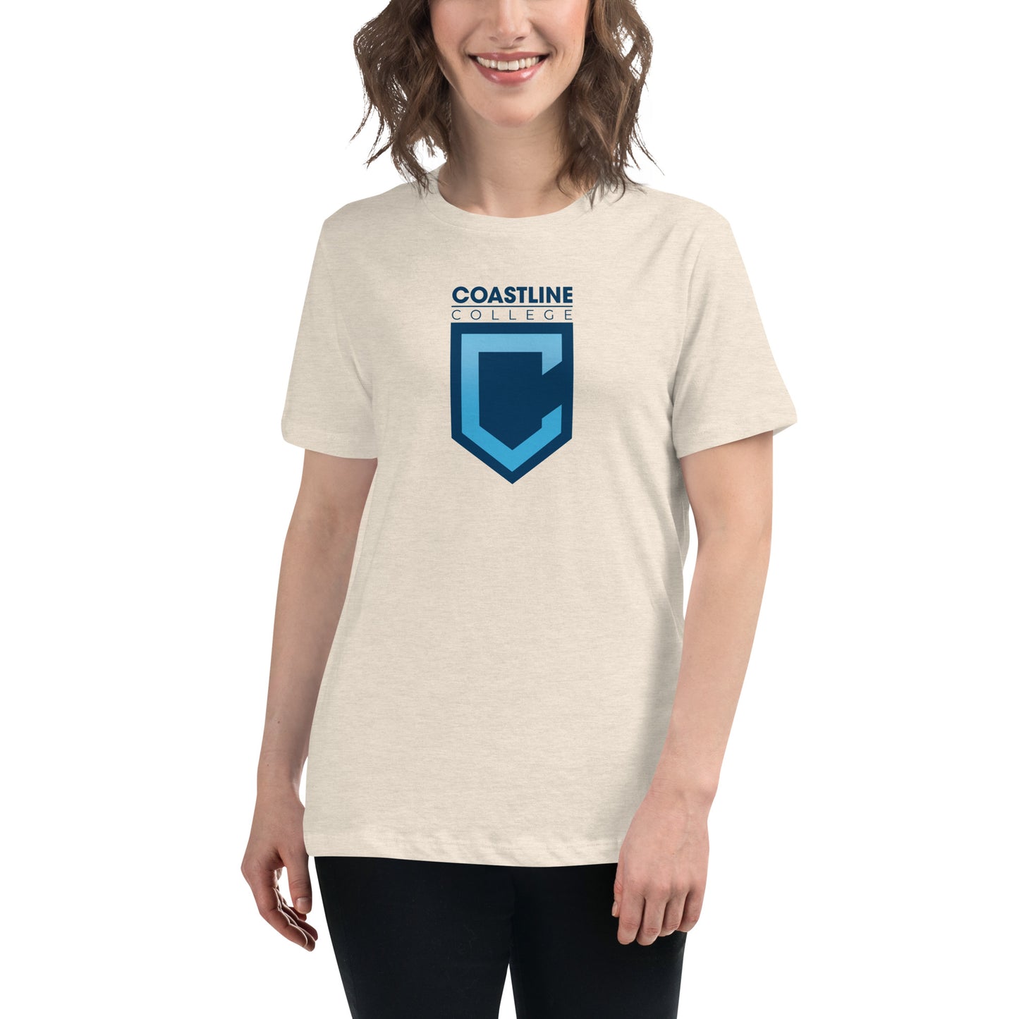 Shield Logo Women's Relaxed T-Shirt - Light Colors