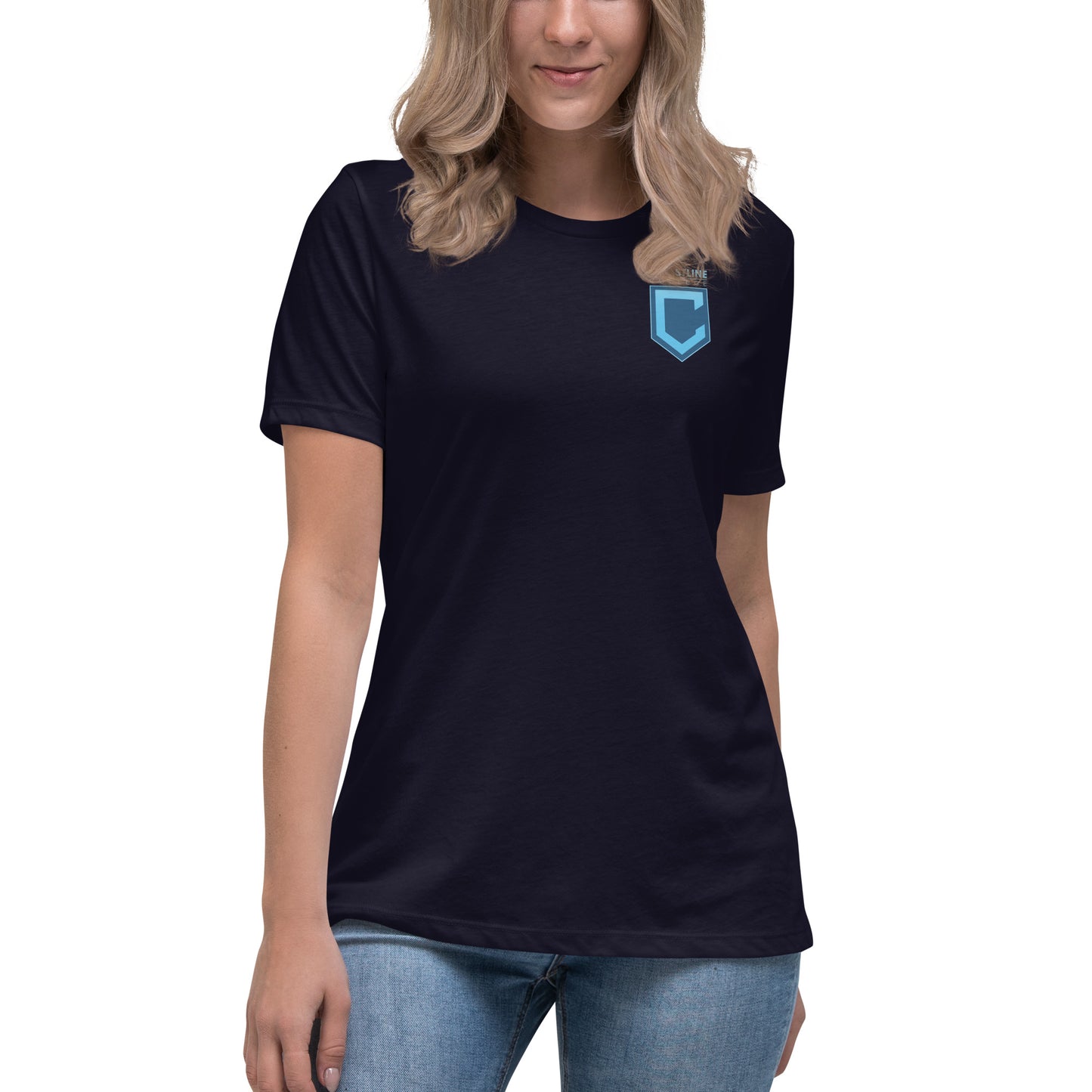 Shield Logo (Small) Women's Relaxed T-Shirt - Dark Colors