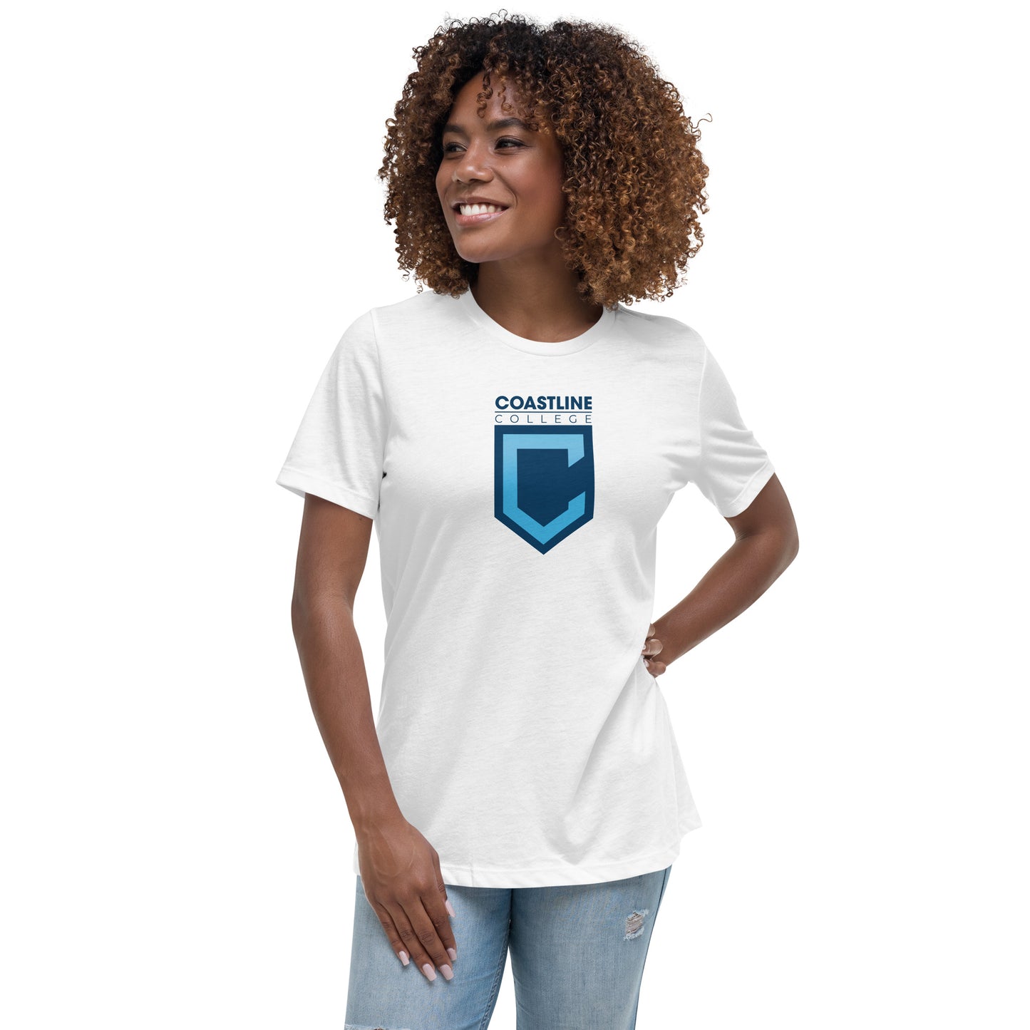 Shield Logo Women's Relaxed T-Shirt - Light Colors