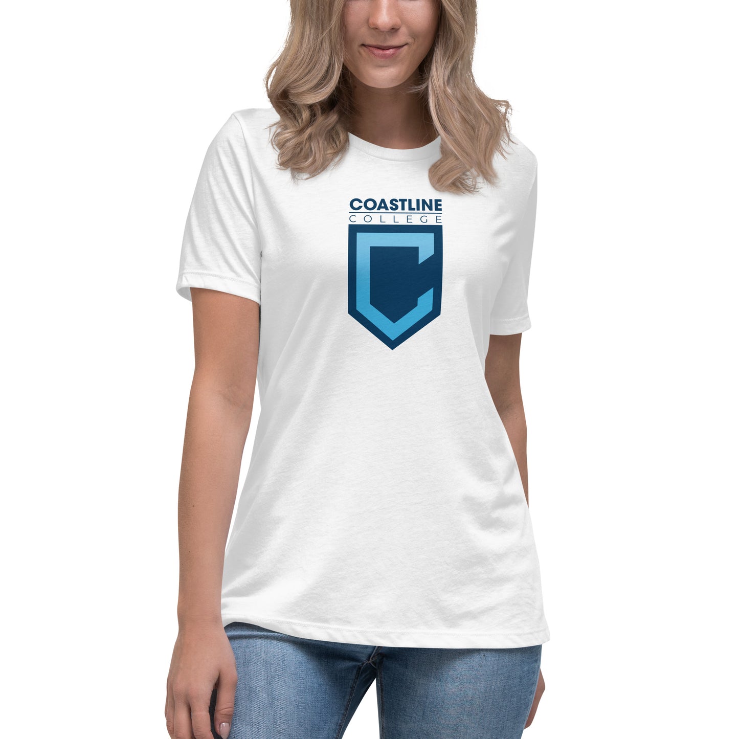 Shield Logo Women's Relaxed T-Shirt - Light Colors