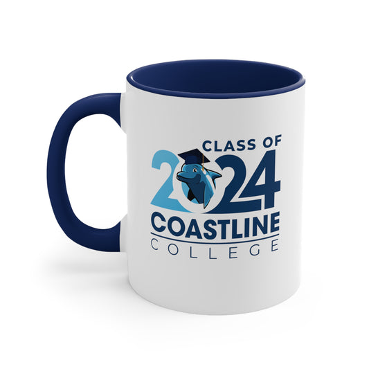 Coastline Class of 2024 Accent Coffee Mug, 11oz