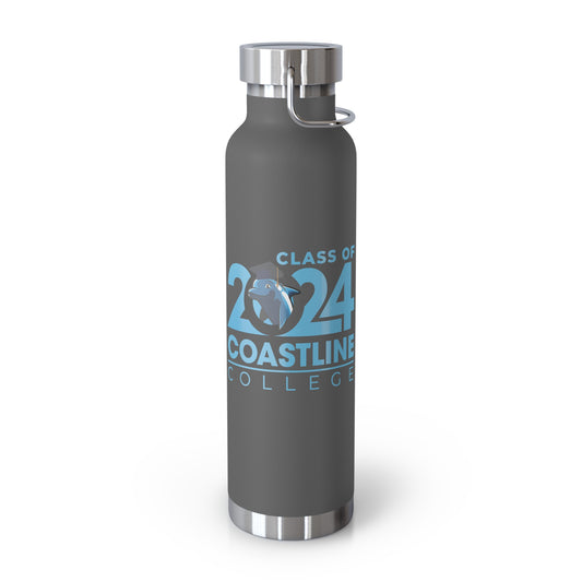 Coastline Class of 2024 Copper Vacuum Insulated Bottle, 22oz