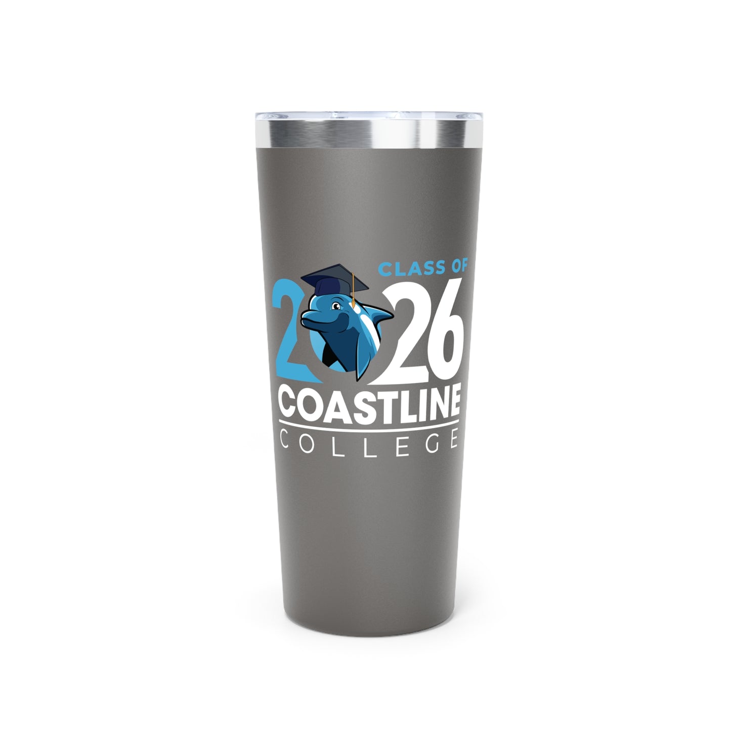 Coastline Class of 2026 Copper Vacuum Insulated Tumbler, 22oz
