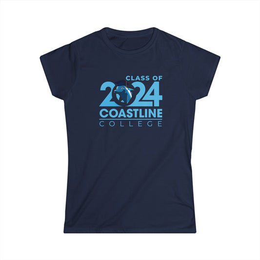 Coastline Class of 2024 Women's Softstyle Tee