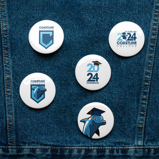 Coastline Class of 2024 Set of Pin Buttons