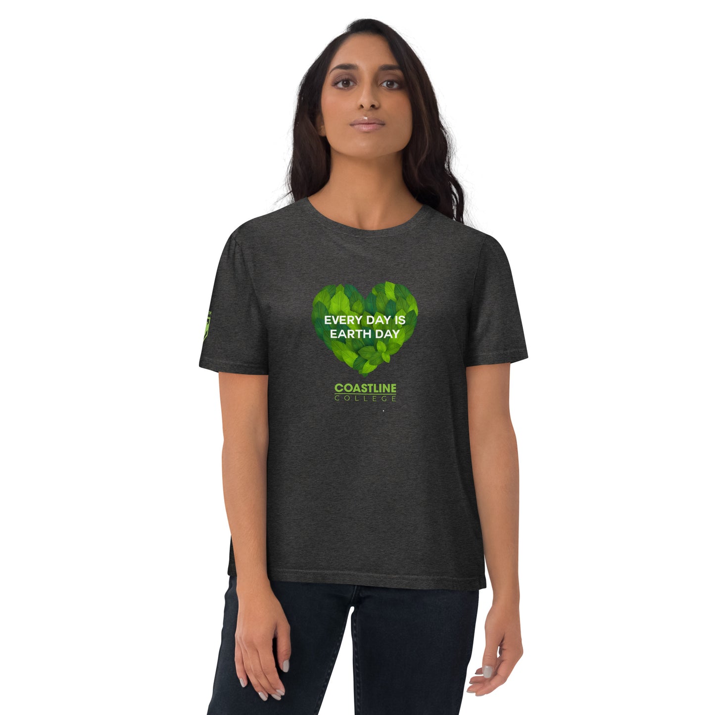 Coastline "Every Day is Earth Day" Unisex Organic Cotton T-Shirt - Dark Colors