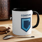 Shield Logo Accent Coffee Mug, 11oz