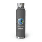 Fin Invest In Our Oceans Copper Vacuum Insulated Bottle, 22oz