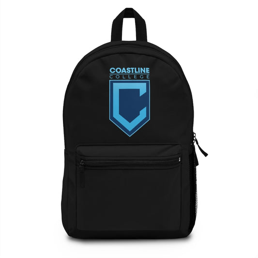 Shield Logo Black Backpack