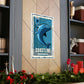 Coastline Dolphins Premium Matte Vertical Poster