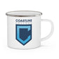 Shield Logo Enamel Camping Mug