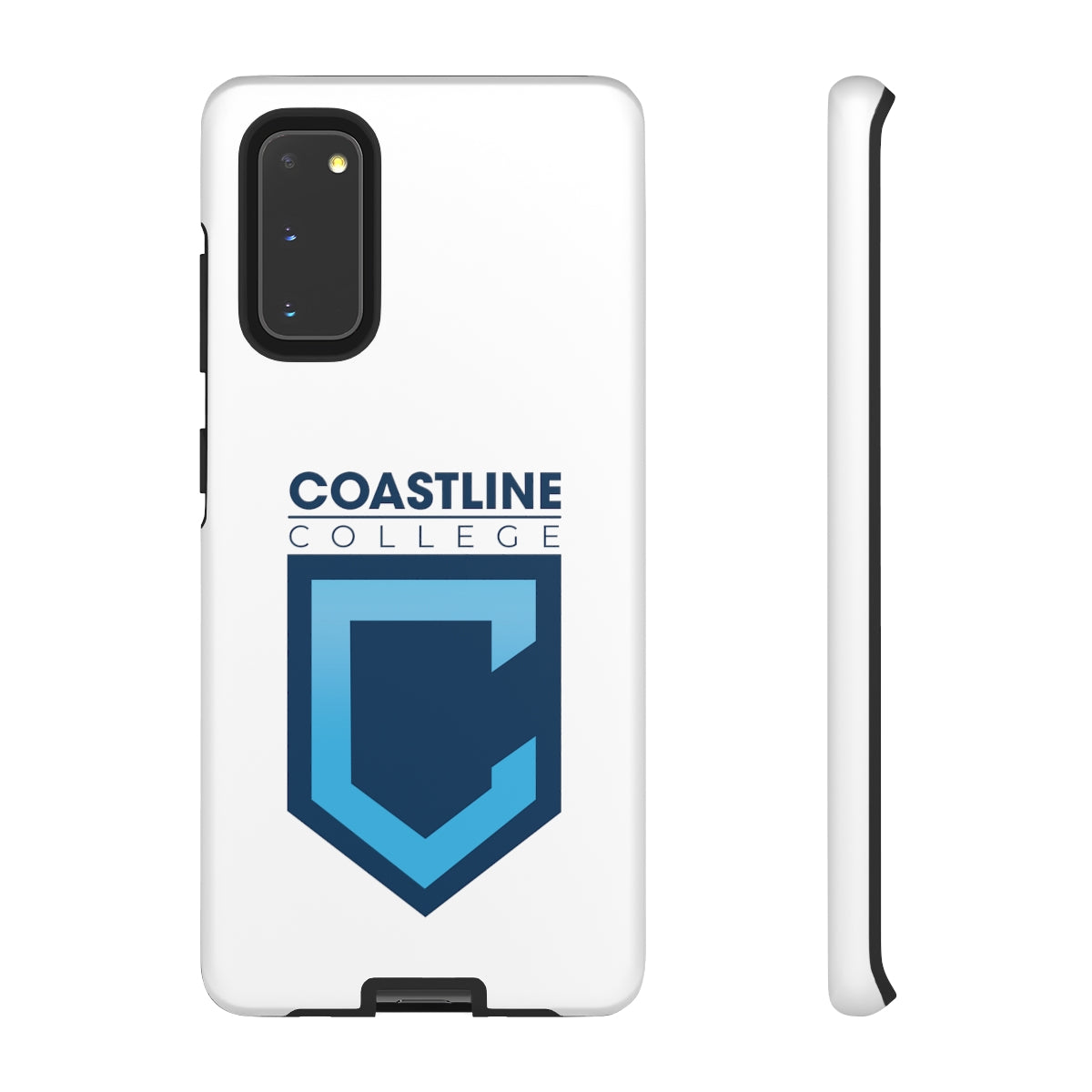 Shield Logo Cellphone Tough Cases - White