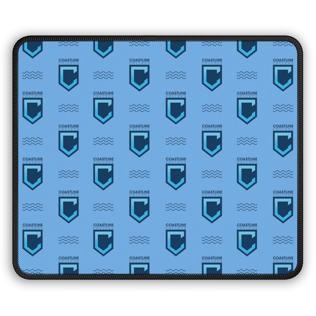 Shield Logo with Waves Gaming Mouse Pad