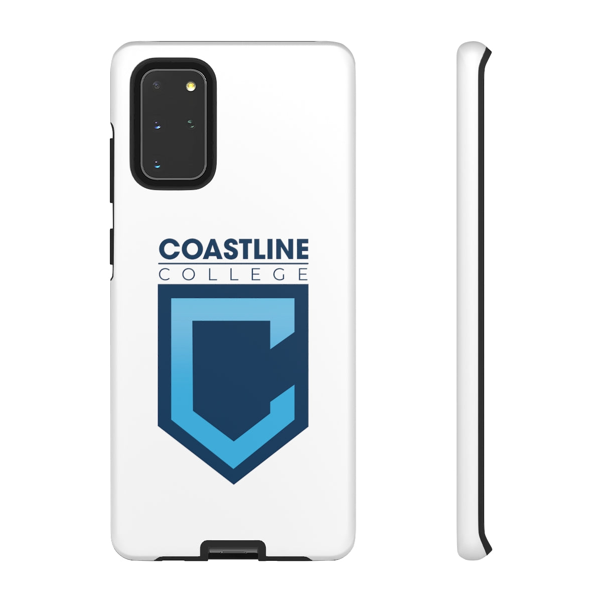 Shield Logo Cellphone Tough Cases - White