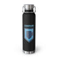 Shield Logo Copper Vacuum Insulated Bottle, 22oz