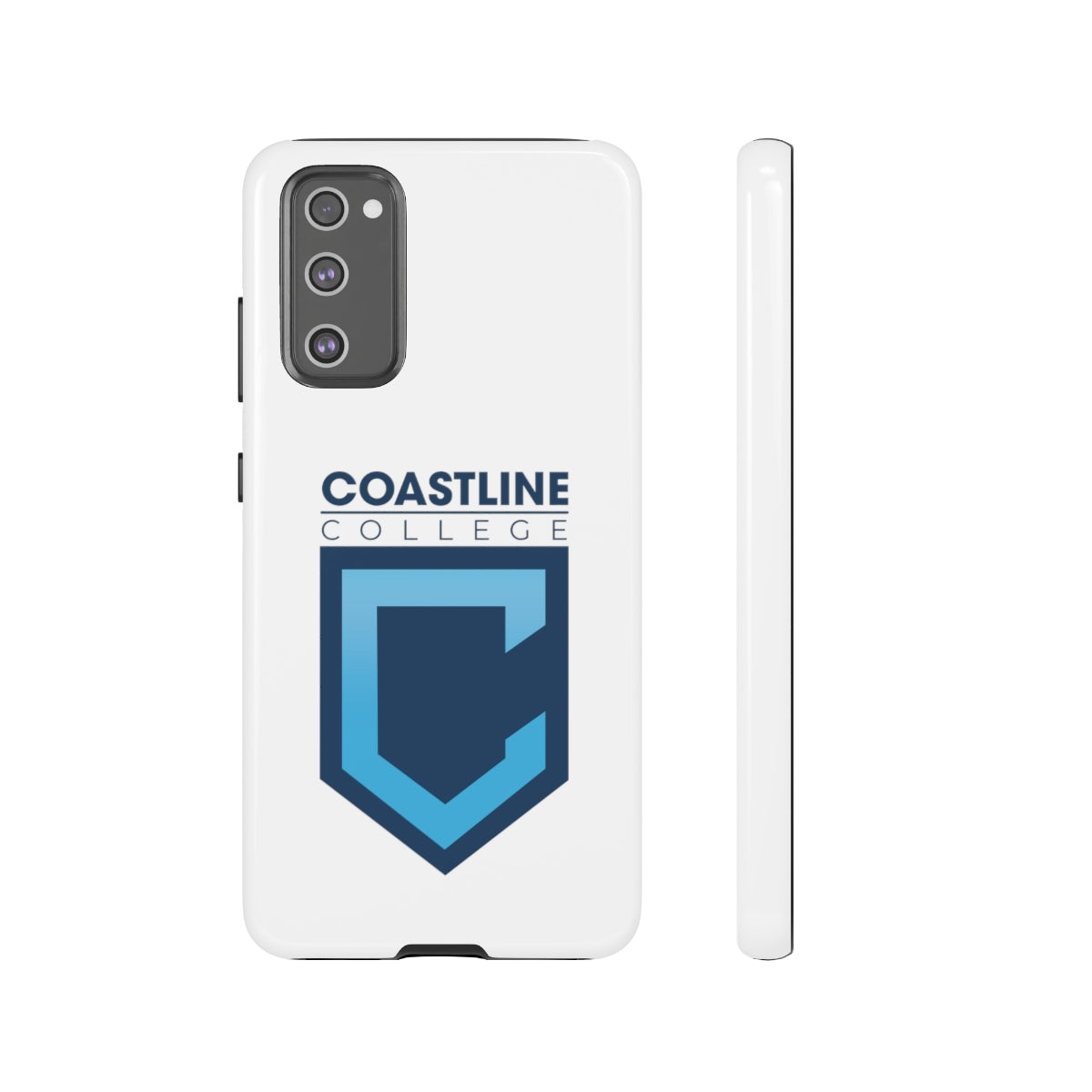 Shield Logo Cellphone Tough Cases - White