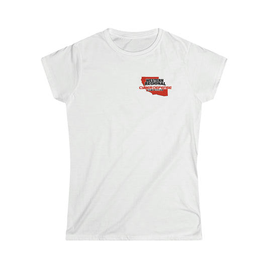 WRCCDC Women's Softstyle Tee - Small Logo