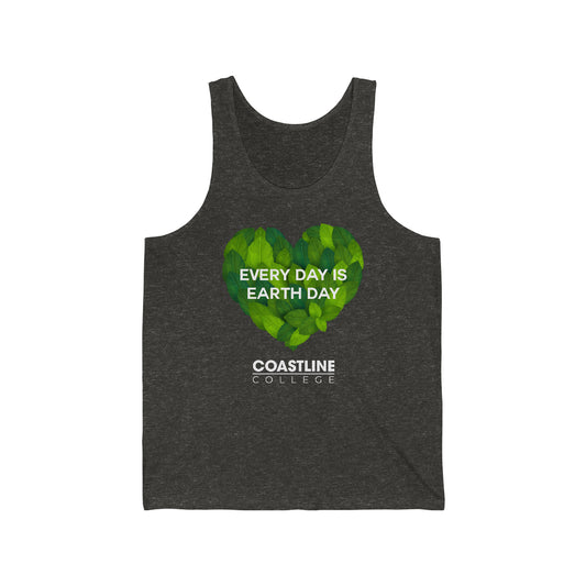 Coastline "Every Day is Earth Day" Unisex Jersey Tank